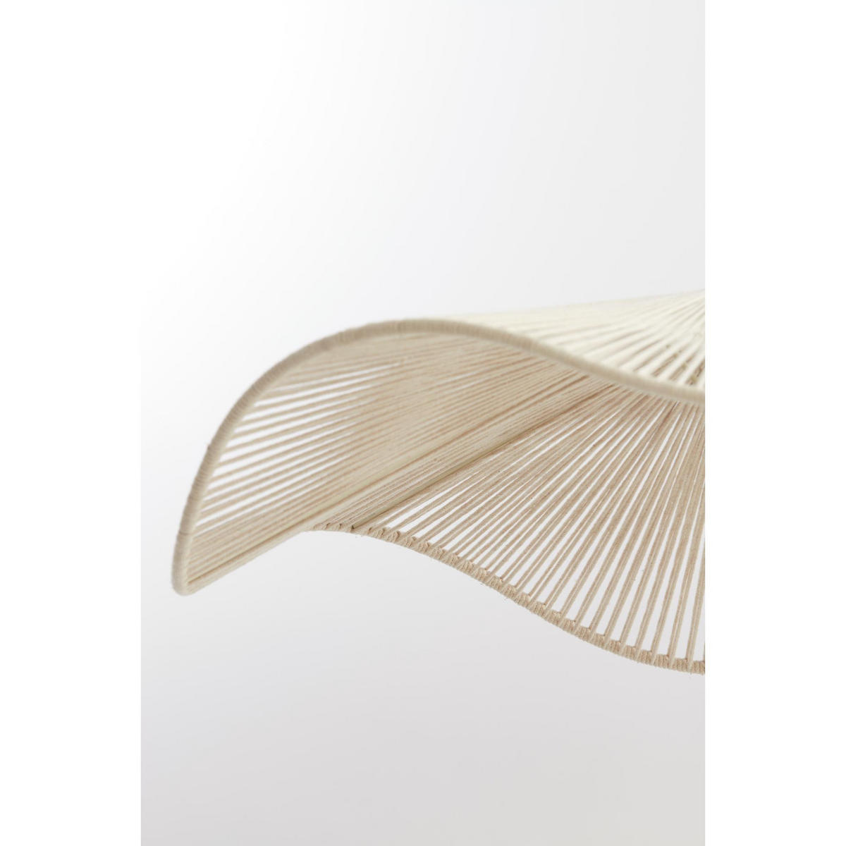 HÄNGELAMPE Rafa Weiß 50/50/12 cm - Weiß, Textil (50/50/12cm) - Light & Living