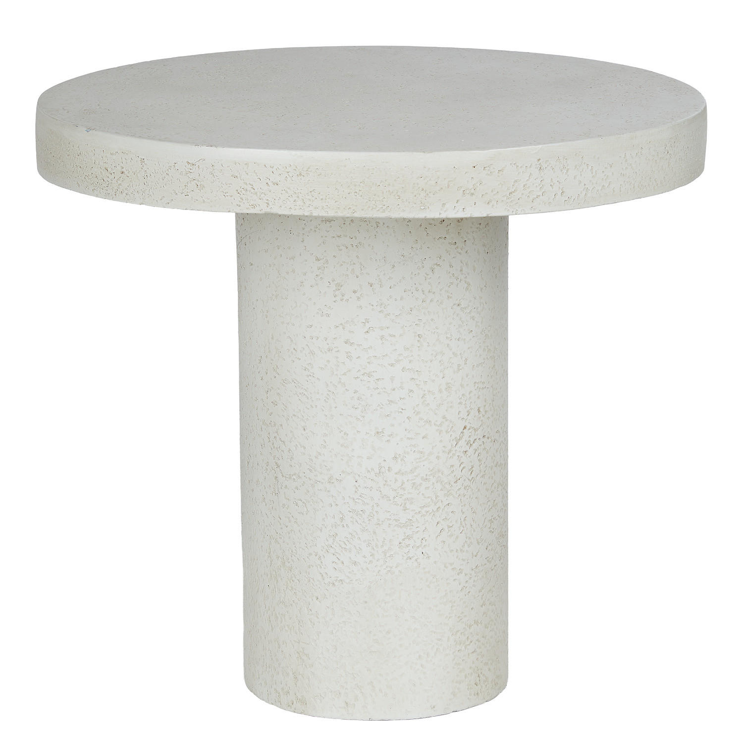 BEISTELLTISCH Pieces in Travertin-Look - Weiß, Keramik (50/50/46cm) - Butlers