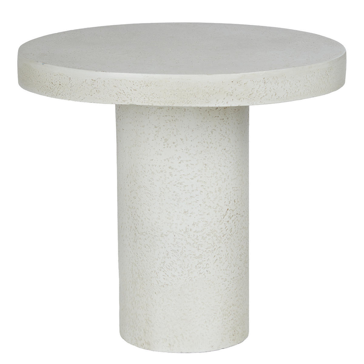 BEISTELLTISCH Pieces in Travertin-Look - Weiß, Keramik (50/50/46cm) - Butlers