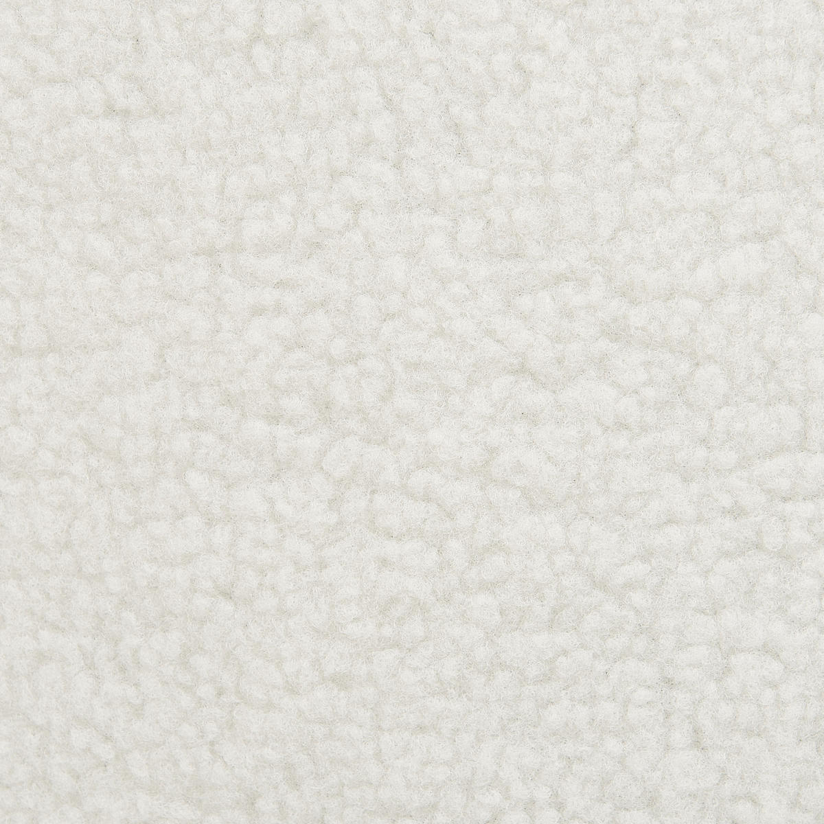 SESSEL Bouclé Weiß Vaasa - Hellbraun/Weiß, Textil (61/85/60cm) - Beliani