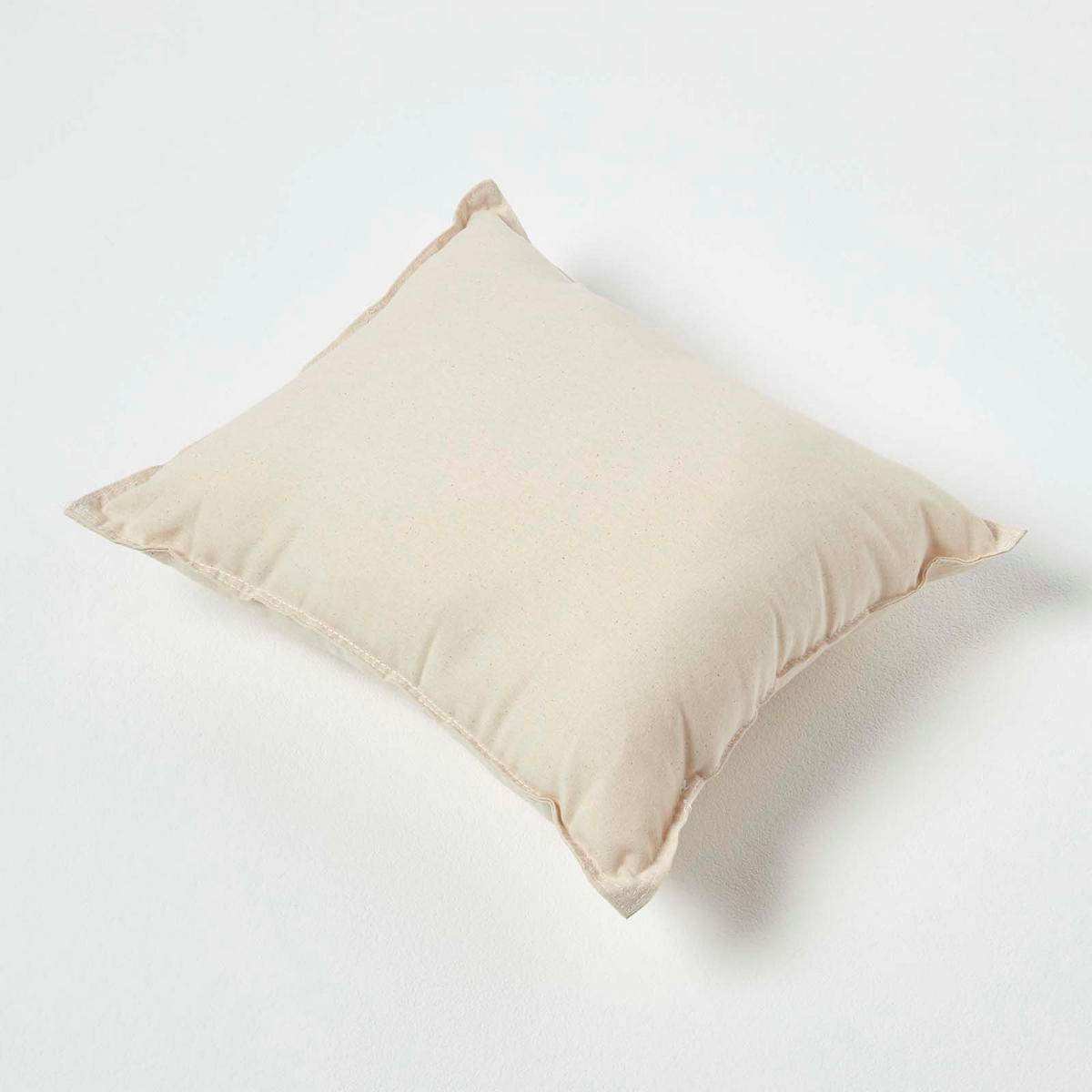 FÜLLKISSEN 30/35 cm – Bio-Baumwolle, Super-Mikrofaser-Füllung - Beige, Textil (30/35cm) - Homescapes