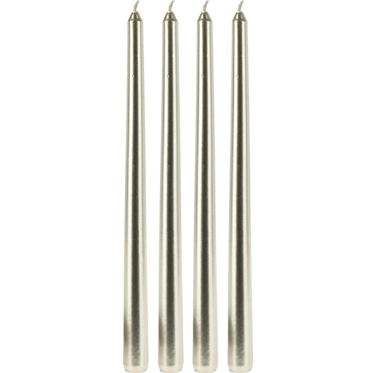 TISCHKERZEN Metallisch 30 cm - Goldfarben, Paraffin (2.1/30/2.1cm) - Home Styling Collection