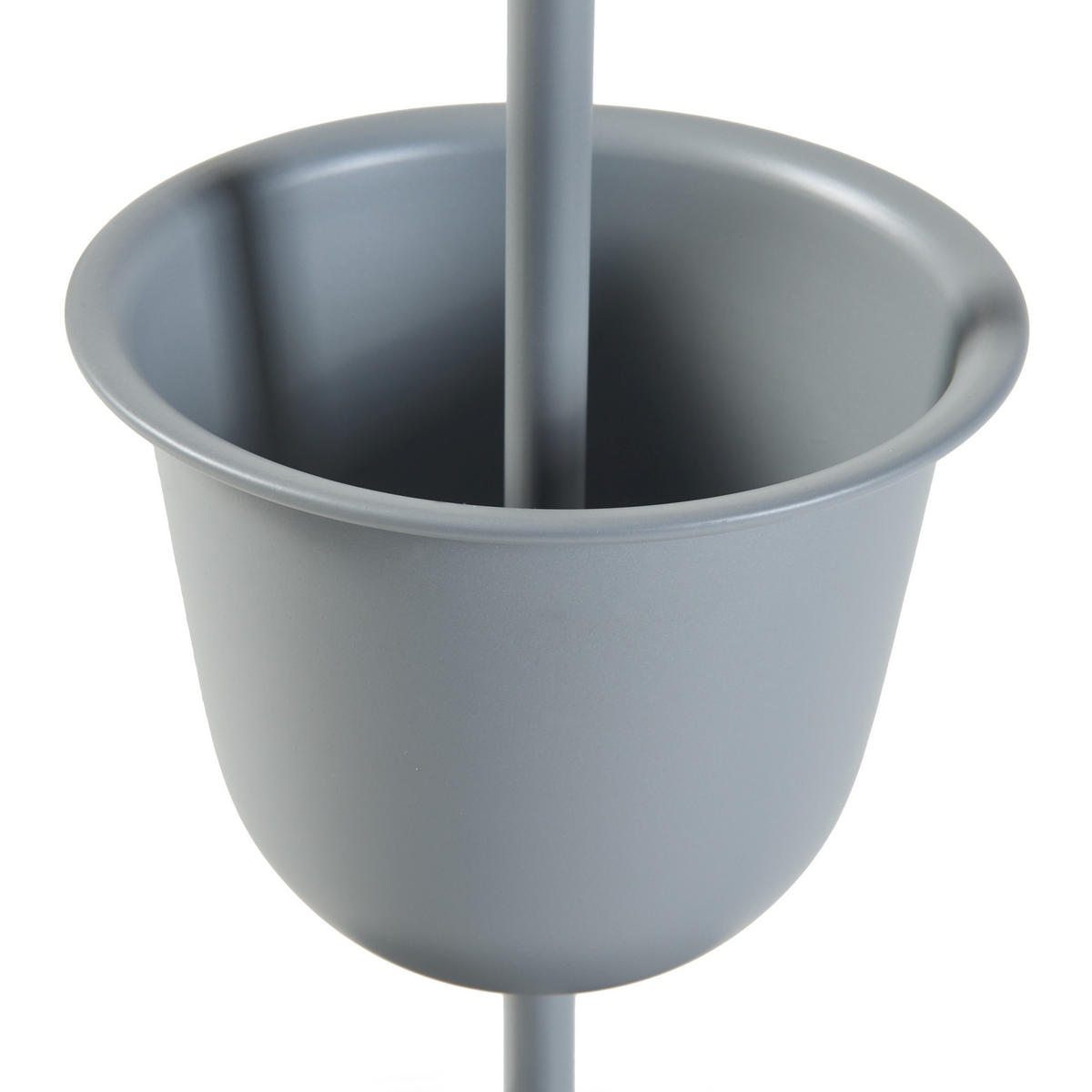 PFLANZENSTÄNDER Alphen - Grau, Metall (23/48cm) - [en.casa]