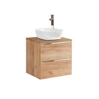 WASCHTISCH 60.4cm April Holz - Braun, Holzwerkstoff (60.4/59/46cm) - Petits-meubles
