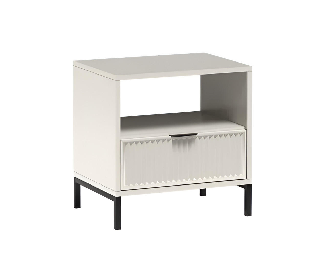 NACHTTISCH LINKA STYLES LS-07 - Kaschmir, Holzwerkstoff (55/55/41cm) - Meblini