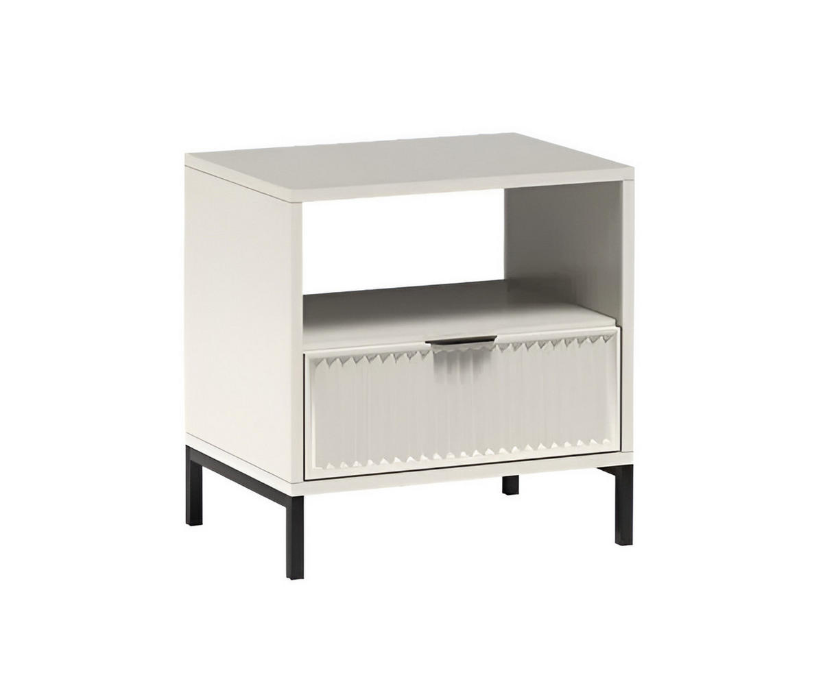 NACHTTISCH LINKA STYLES LS-07 - Kaschmir, Holzwerkstoff (55/55/41cm) - Meblini