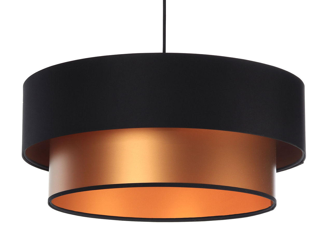 HÄNGELEUCHTE Kupfer 60/20 cm - Schwarz/Kupferfarben, Kunststoff (60/1/20cm) - ONZENO