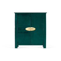 HIGHBOARD mit 2 Türen aus Mangoholz - Smaragdgrün, Holz (35/180/60cm) - Giner y Colomer