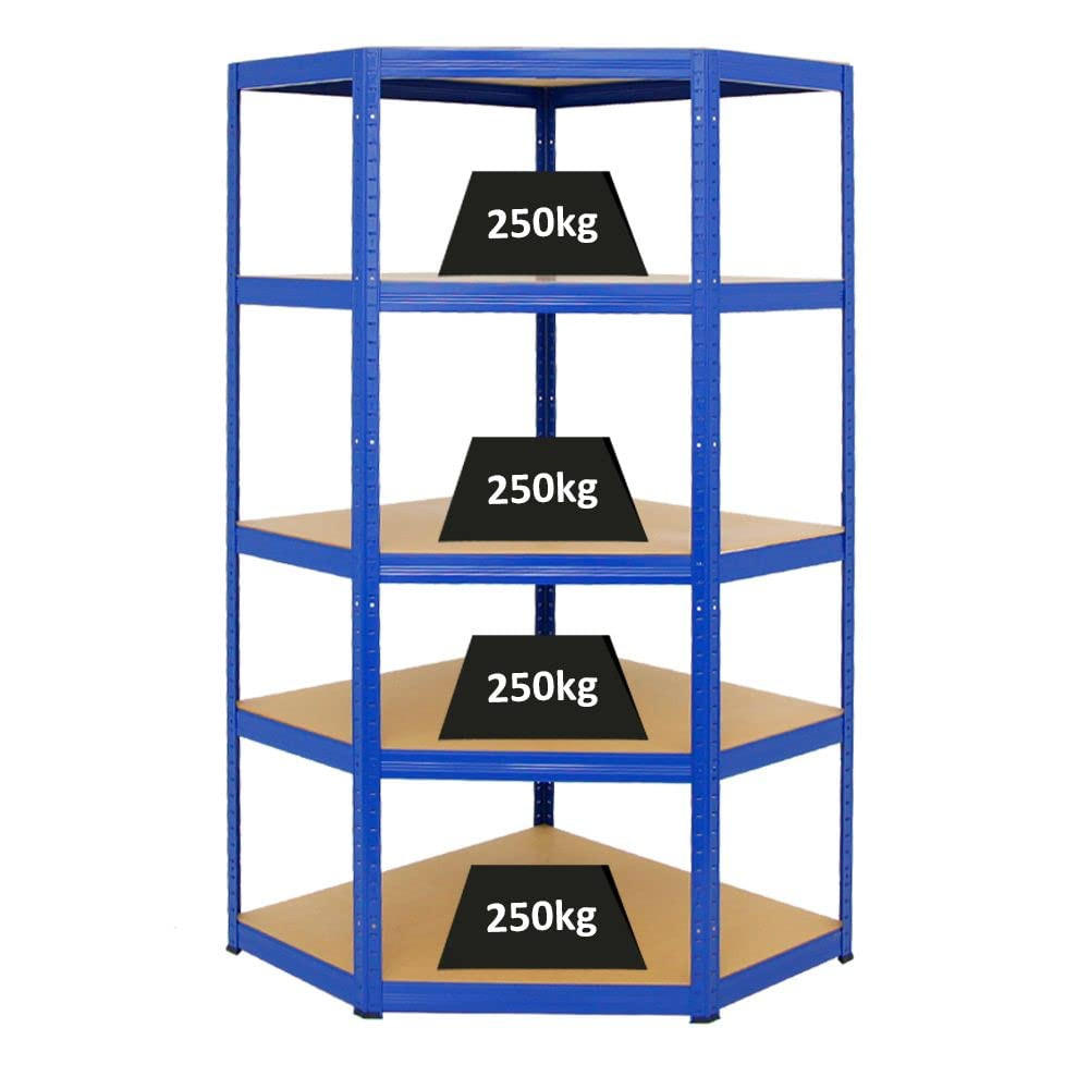 ECKREGAL Slim Elephant 180x90x45 cm Fachlast 250 kg Blau - Blau, Metall (90/180/45cm) - PROREGAL