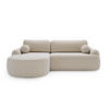 ECKSOFA DION BEIGE L - Links - Beige, Textil (261/177cm) - Luxkor24