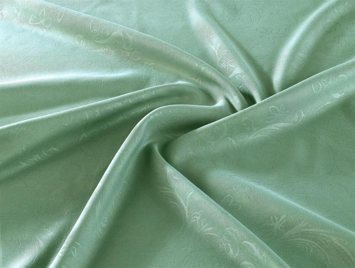 MIKROFASER-BETTWÄSCHE 135x200 Super softer Bettbezug aus 100% Polyester, Bettbezüge Grün Floral Muster - Hellgrün, Textil (135/200cm) - Carpe Sonno