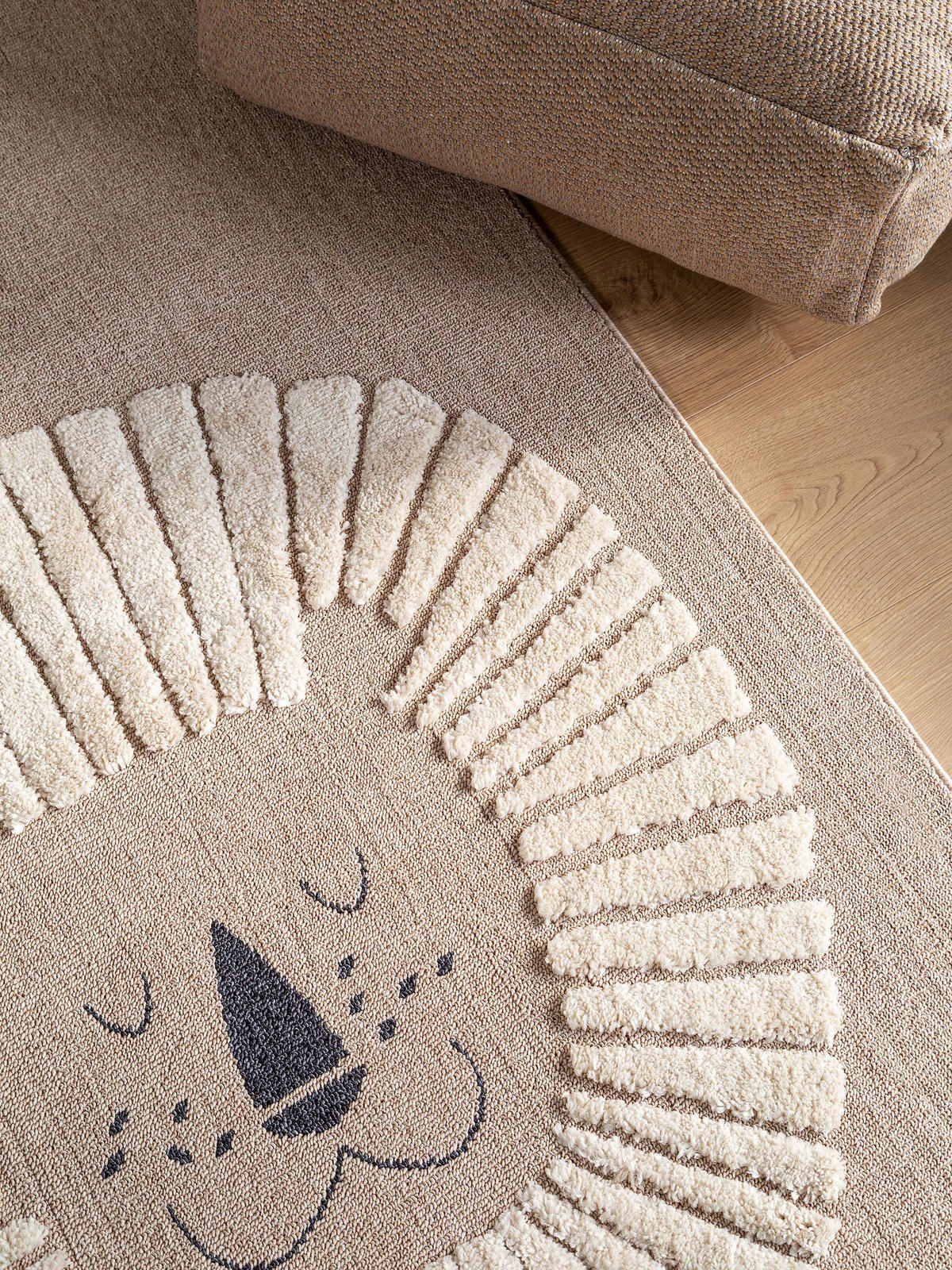 KINDERTEPPICH Momo Beige 160x230 cm - Beige, Textil (160/230cm) - Lytte