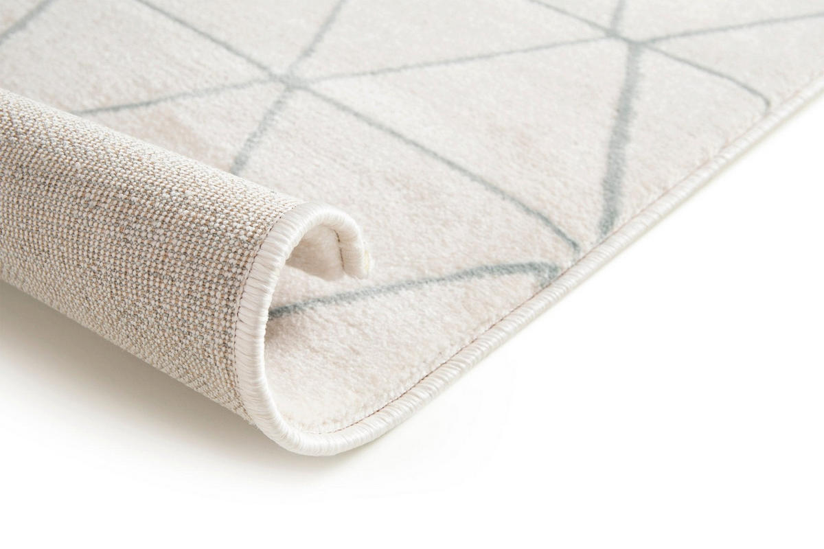 TEPPICH Design kurzer Flor beige - Beige, Textil (140/200cm) - AFK Living