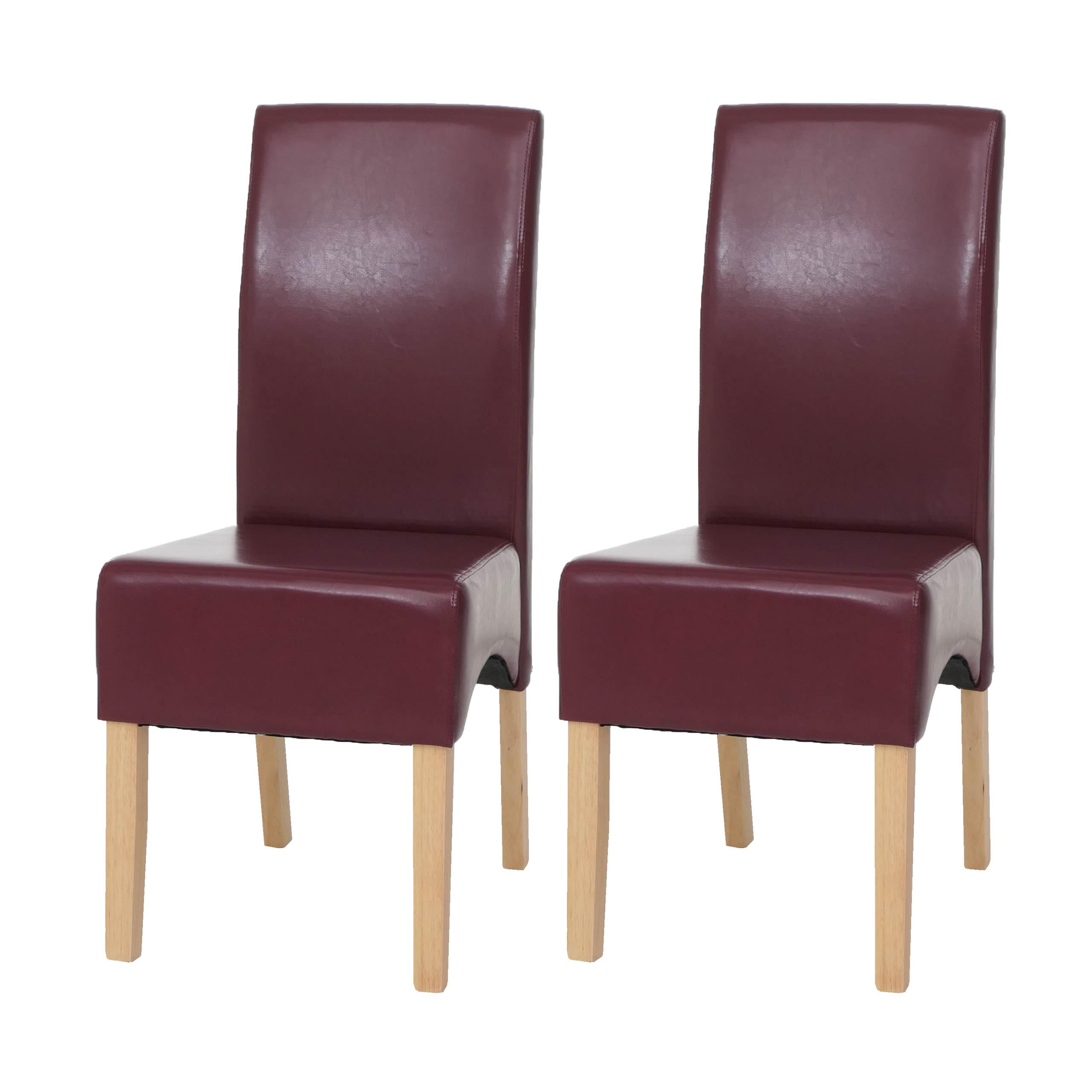 ESSZIMMERSTUHL Rot 2er-Set - Rot, Holz (44/102/54cm) - Jamb