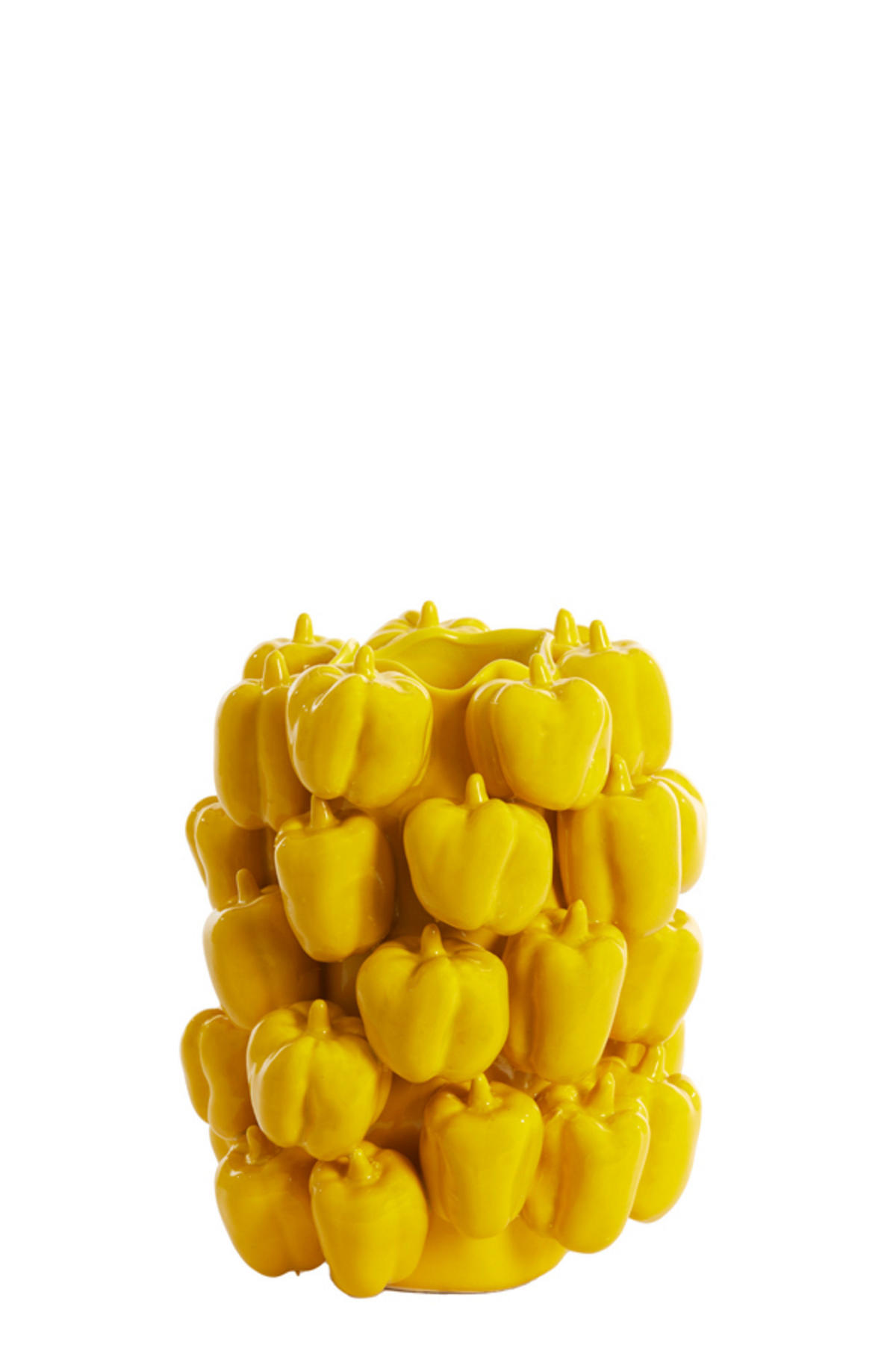 VASE Paprika Gelb Ø23,5/32,5 cm - Gelb, Keramik (32.5cm) - Light & Living