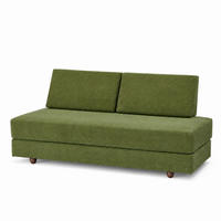 SCHLAFSOFA Stoff Grün - Grün, Textil (200/90/80cm) - Nordlys