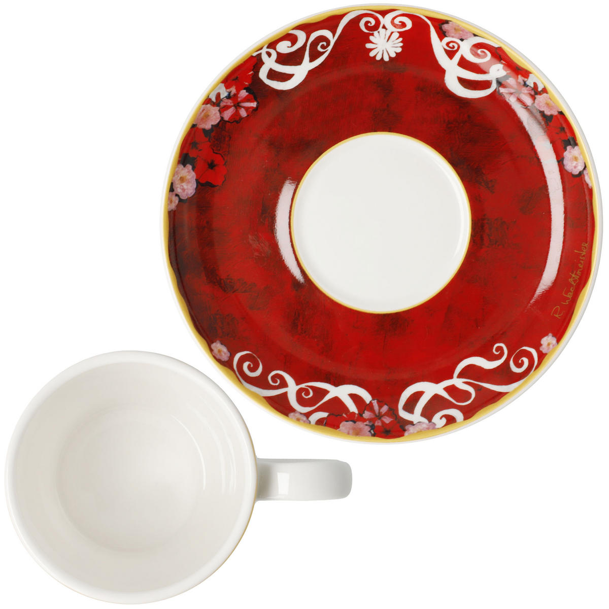 ESPRESSOTASSE Rosina Wachtmeister - Templi dell amore, Fine Bone China, 100 ml - Multicolor, Keramik (0.1L) - Goebel
