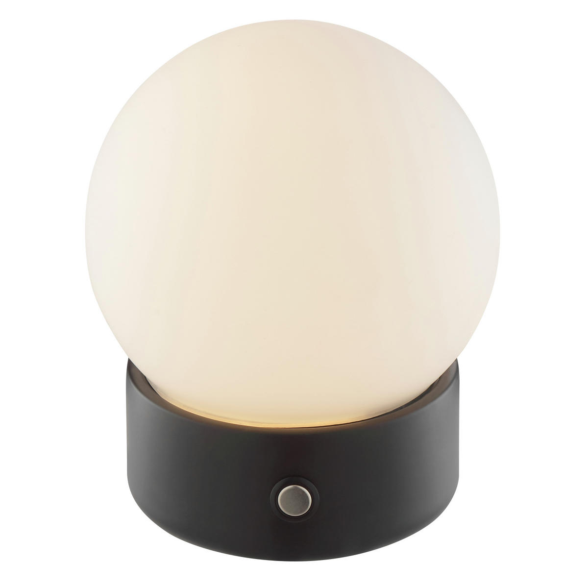 TISCHLEUCHTE Dori Weiß/Schwarz 10,5/10,5/12,8 cm - Multicolor, Glas (10.5/10.5/12.8cm) - Brilliant