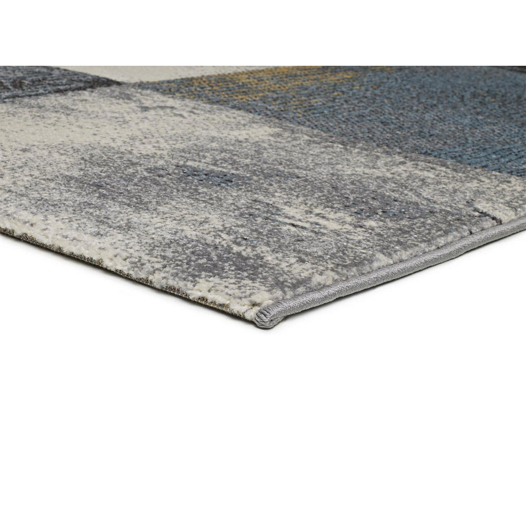 Thumbnail - Atticgo Webteppich, Grau, Blau, Textil, Kariert, Rechteckig, 160x230 cm, Oeko-Tex® Standard 100, in verschiedenen Größen...