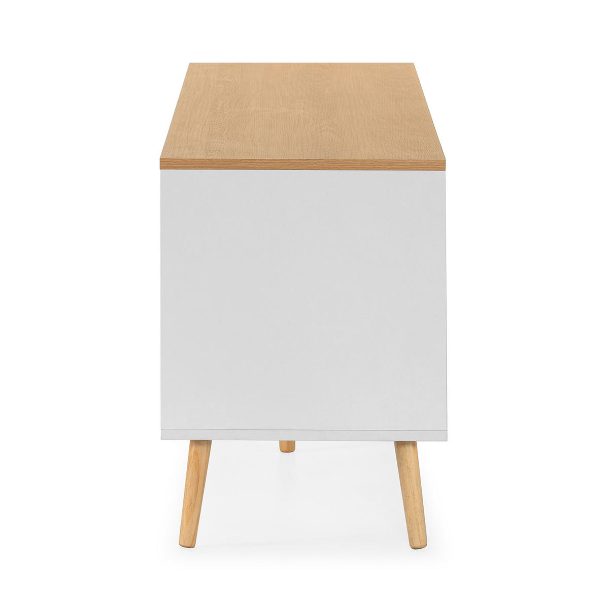 TV-ELEMENT Desi 2 türen Weiß - Weiß, Holzwerkstoff (160/55/40cm) - VS Venta-stock
