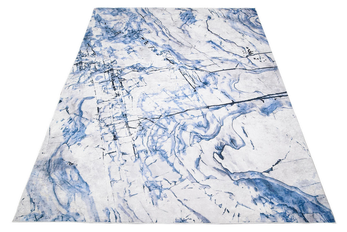 TEPPICH TOSCANA Hellblau 80/150 cm - Hellblau, Textil (80/150cm) - Tapiso