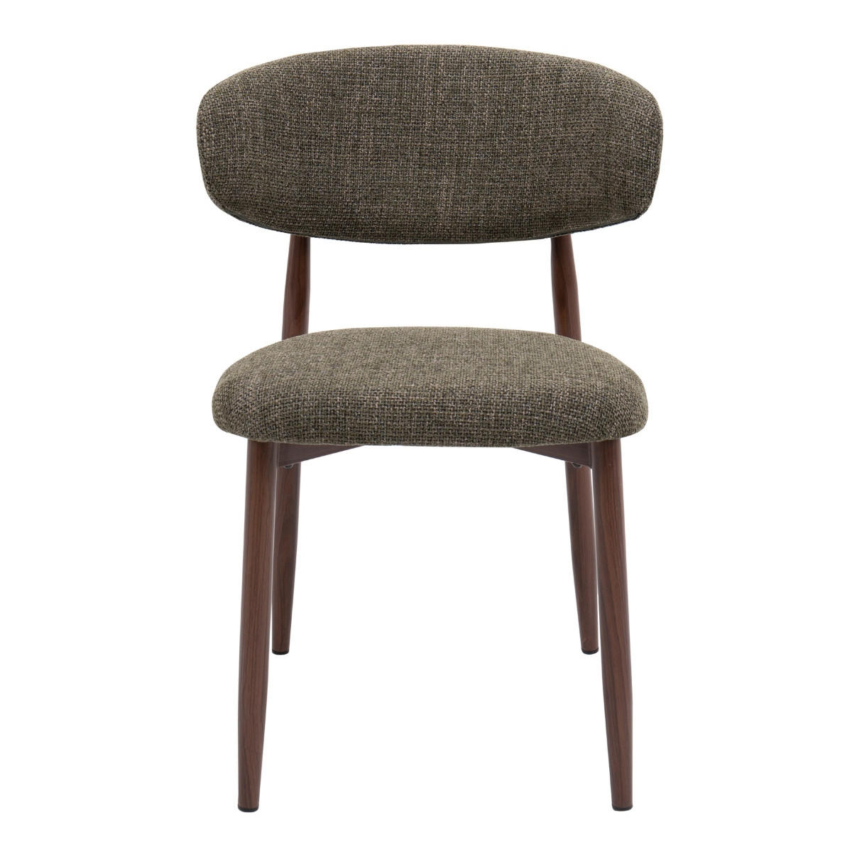 ESSZIMMERSTUHL 2er Set aus Stoff, grün - Grün, Textil (52/77/56cm) - Giga Meubel