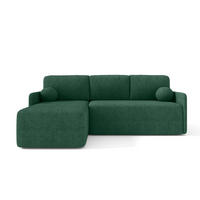 ECKSOFA MONDI Grün - Schwarz/Grün, Kunststoff/Textil (212/142cm) - Luxkor24