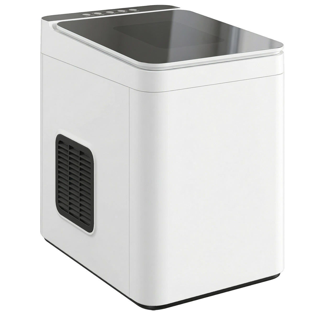 TISCH-EISMASCHINE DE-07960 selbstreinigend, kompakt Weiß - Weiß, Kunststoff (23.2/33.7/31.5cm) - ComfortXL