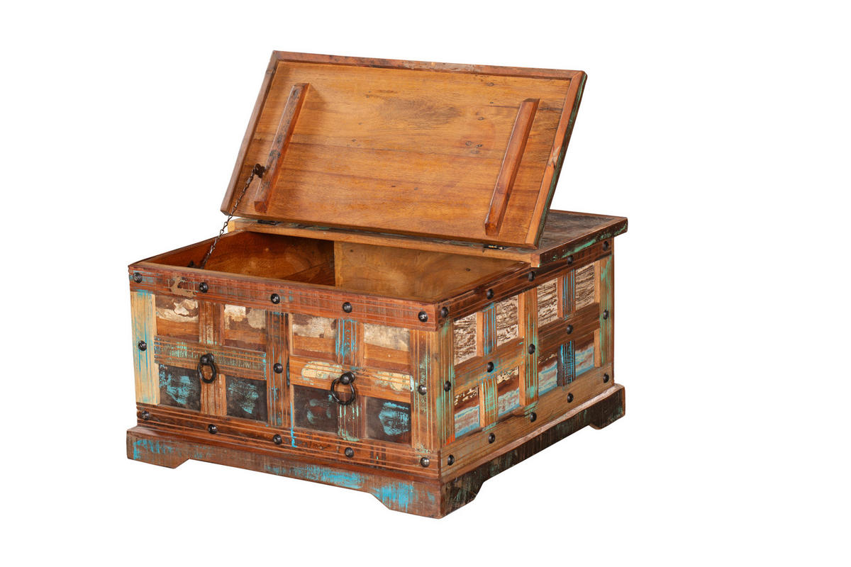 COUCHTISCH Odin Mangoholz Braun 41x70,5x70,5cm - Braun, Holz (70.5/70.5/41cm) - DELUKE