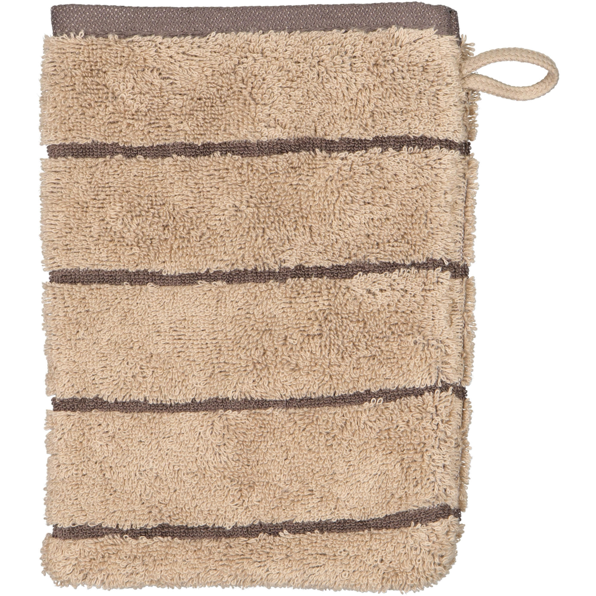 Cawoe Waschlappen Beige 16x22 cm