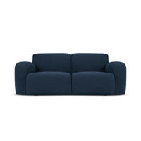SOFA Molino aus Boucle dunkelblau 2 Sitzplätze - Dunkelblau, Textil (95/72/170cm) - Micadoni