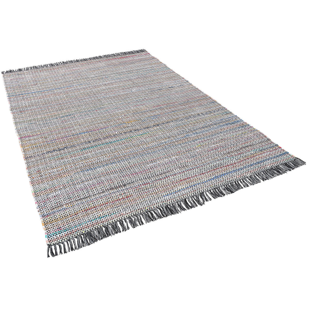 BAUMWOLLE NATUR TEPPICH CAYENNE - Grau, Textil (120/180cm) - Pergamon