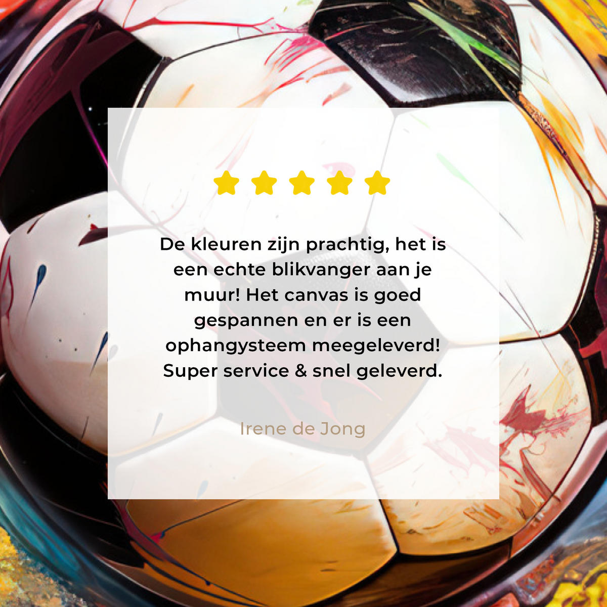 LEINWANDBILD Fußball - Farbe - Farben - Schwarz - Weiß Deko Wohnzimmer 20x30 cm - Weiß, Textil (20/30cm) - MuchoWow