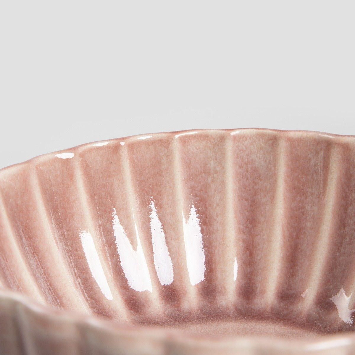 SCHALENSET Melida rosa 16 cm 6er-Set - Rosa, Keramik - Homla