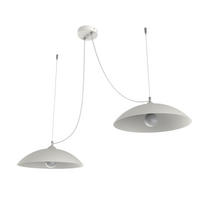 HÄNGELEUCHTE Dream X2 - Weiß, Metall (40/40/9cm) - Lumicom