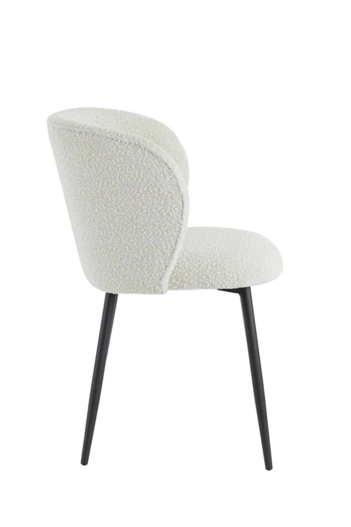 ESSZIMMERSTUHL Elyna Braun 56/55/79 cm - Schwarz/Weiß, Textil (55/79/56cm) - Light & Living