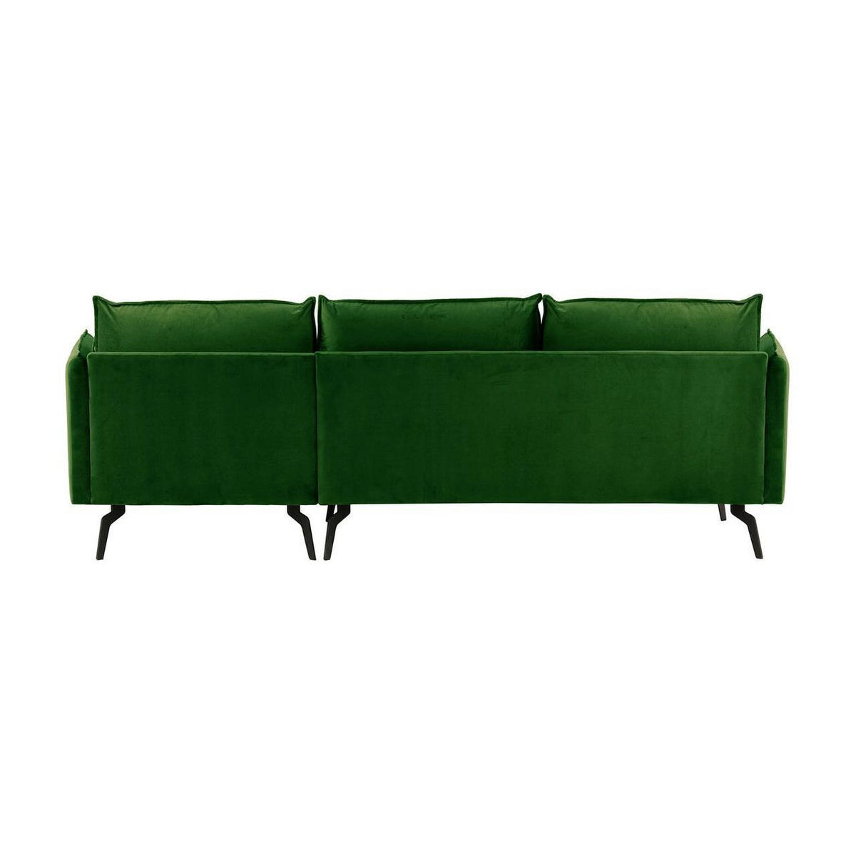 ECKSOFA Layla Rechts-Velluto 10 - Grün, Holz/Textil (278/160cm)
