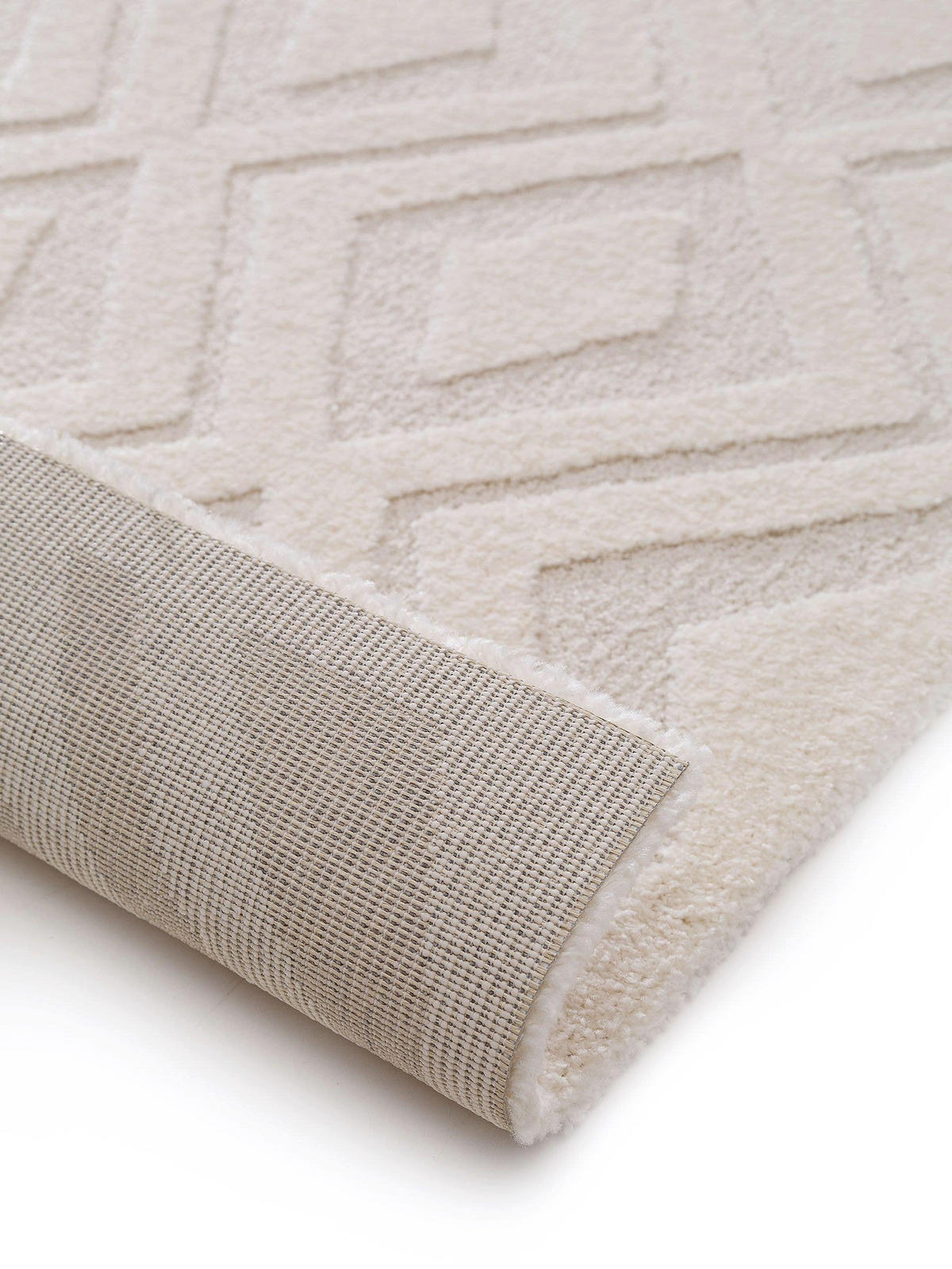 TEPPICH Eve Cream/Beige 140x200 cm - Creme, Textil (140/200cm) - benuta Nest