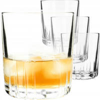 KADAX Gläser 280 ml Set mit 4 Gläsern für Whiskysaft - Transparent, Glas (0.28L) - KADAX