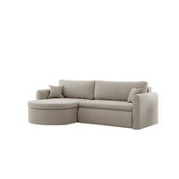 ECKSOFA Feliz In Faro - Beige, Holzwerkstoff/Textil (160/250cm) - Fun Möbel