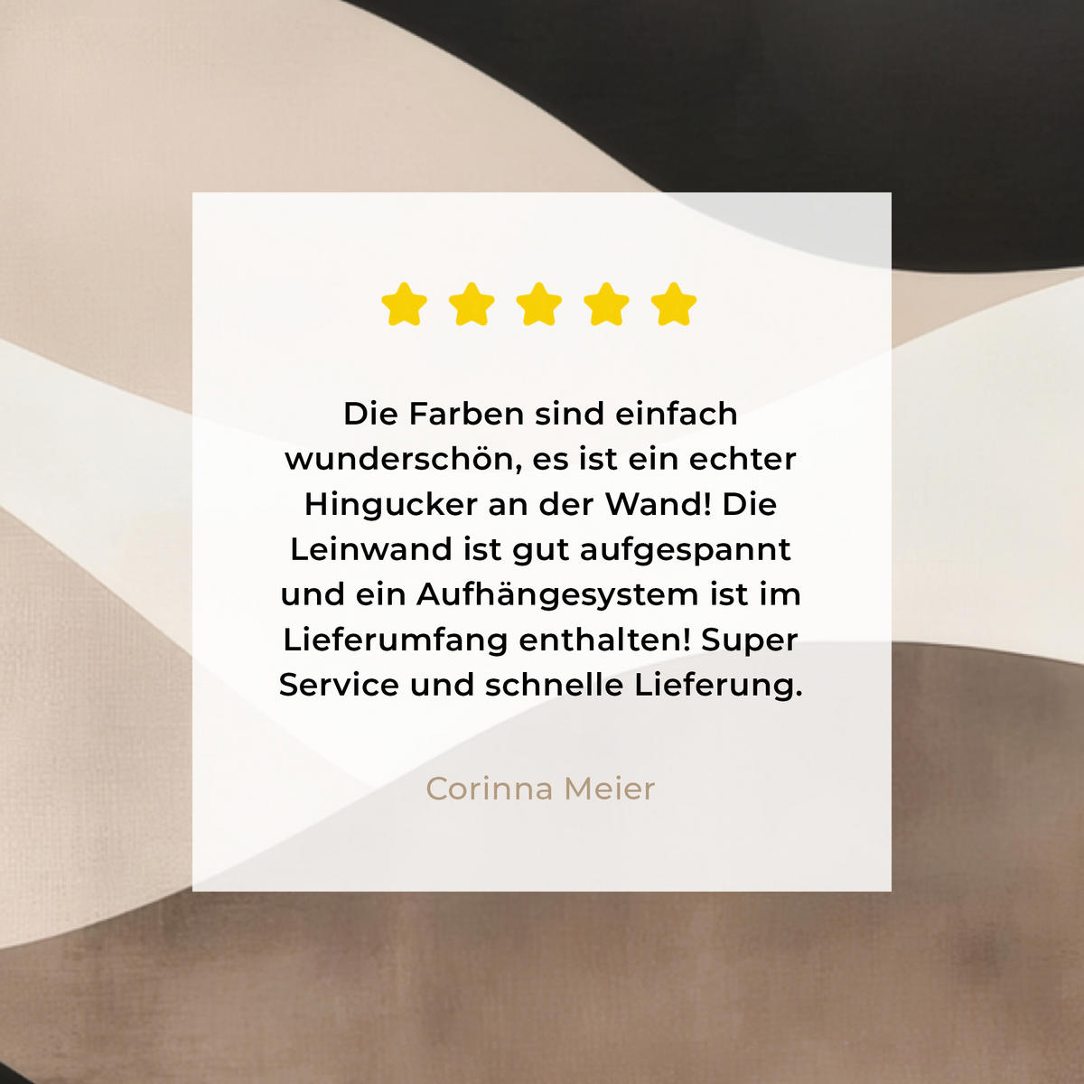 LEINWANDBILD Abstrakt - Landschaft - Wellen - Cremefarben Wandbilder 80x60 cm - Cappuccino, Textil (80/60cm) - MuchoWow