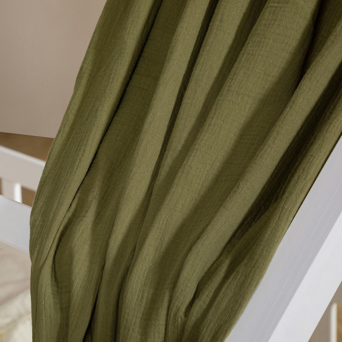 HAUSBETT-HIMMEL NENA grün - Grün, Textil - IDIMEX