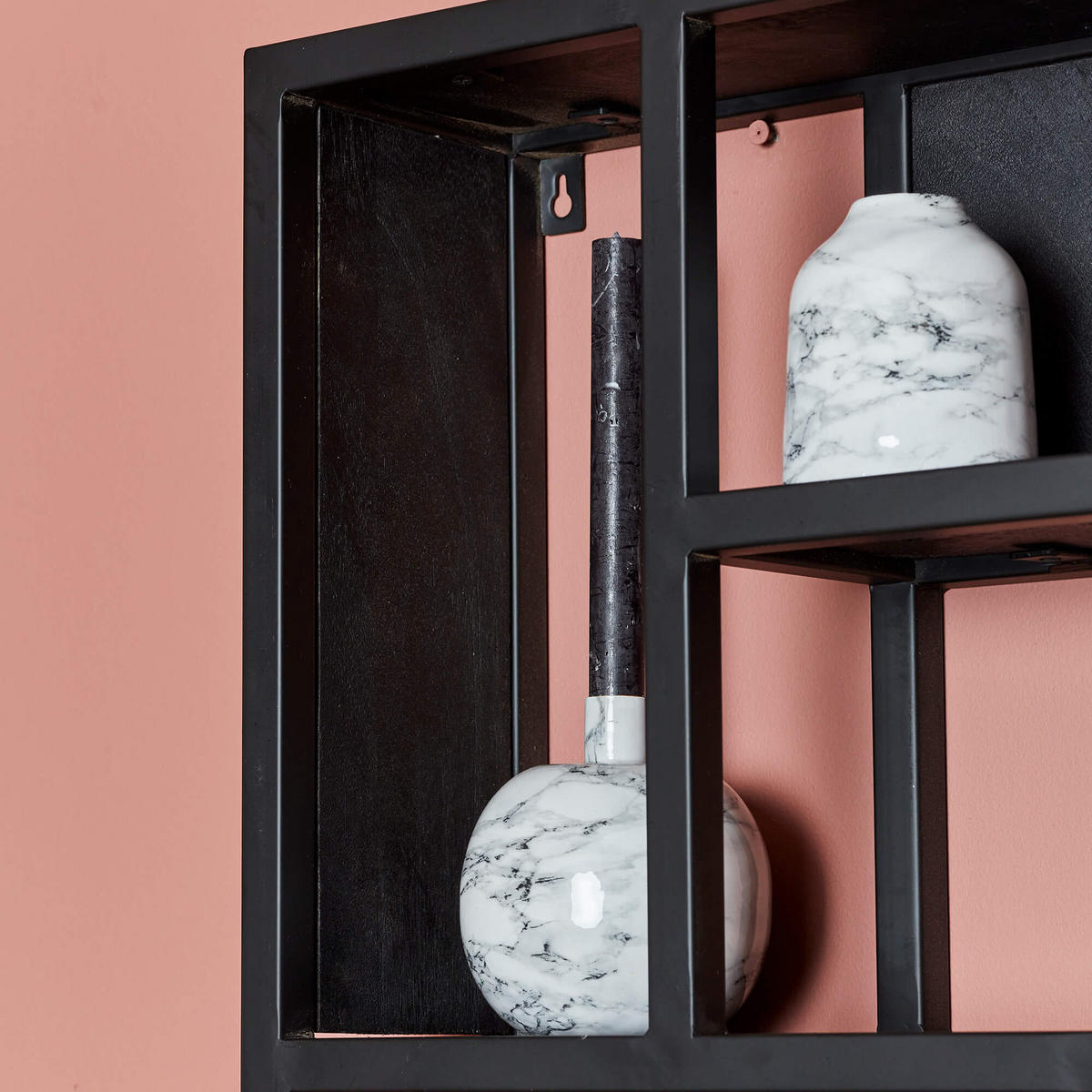 WANDREGAL New York Schwarz 15/75/75 cm - Schwarz, Holz (75/75/15cm) - Starfurn