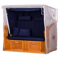 STRANDKORB Schutzhülle Basic PVC - 3-Sitzer - Größe XXL - transparent - Transparent, Kunststoff (160/160/80cm) - bene living