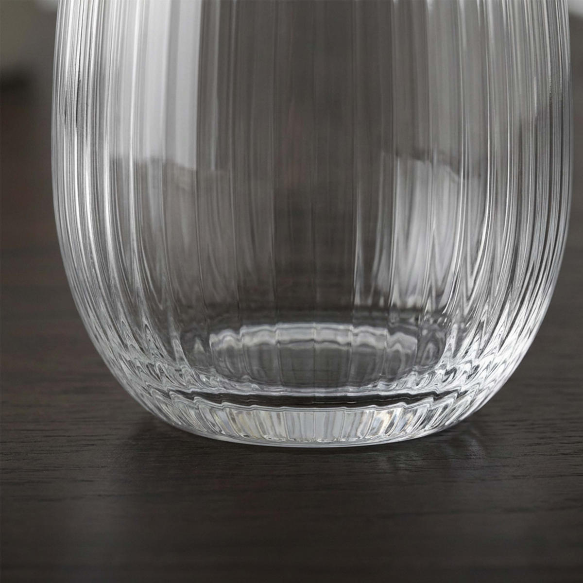 TRINKGLAS Transparent 6er-Set Glas 400 ml - Transparent, Glas (0.4L) - Relaxdays