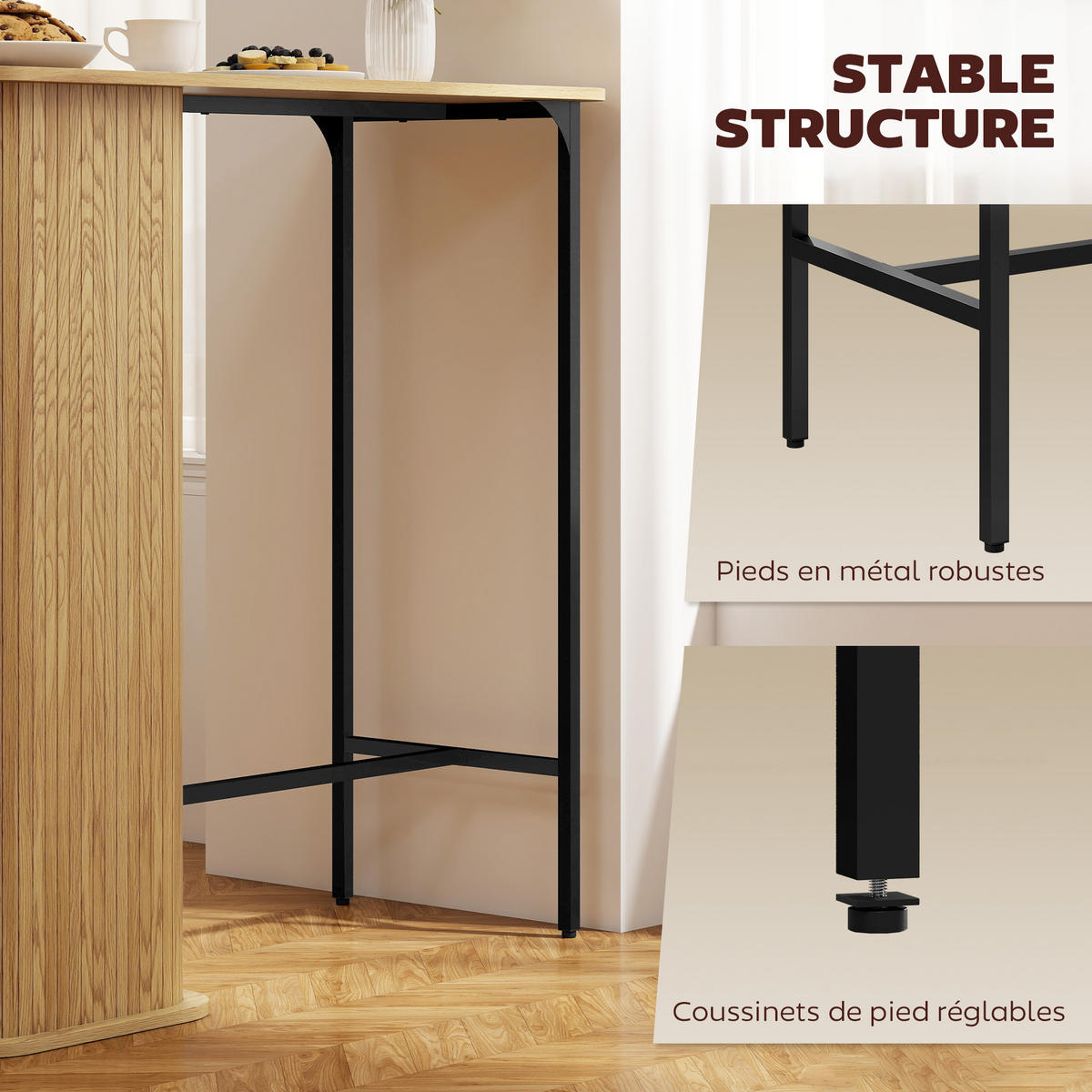 BARTISCH Naturholz 1 Stück - Beige, Kunststoff (112/50/106cm) - GiPP
