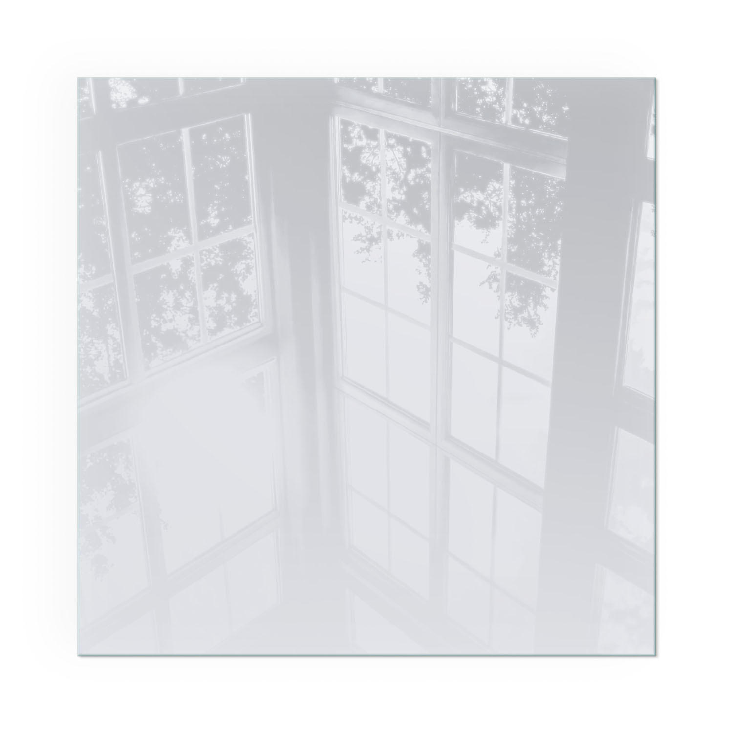 GLASPLATTE für Kamin 60x60 cm - Grau, Glas (60/60/0.4cm) - TULUP