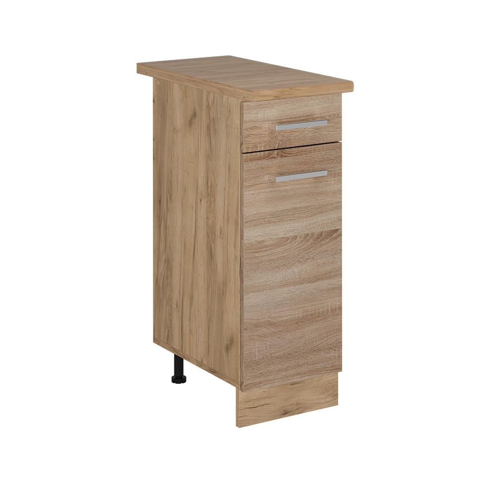 SPODNÍ SKŘÍŇKA KUCHYŇSKÉ LINKY R-Line Sonoma - medově dubová/Sonoma dub, kompozitní dřevo (30/81.6/60cm) - Vicco