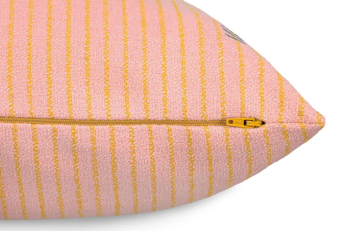 ZIERKISSENHÜLLE FUN STRIPE - Rosa, Textil (38/38cm) - Esprit