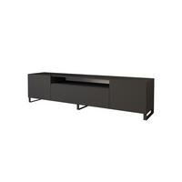 LOWBOARD ELIO-S 200x53x41 cm - Schwarz - Schwarz, Holzwerkstoff (200/53/41cm) - ALTDECOR